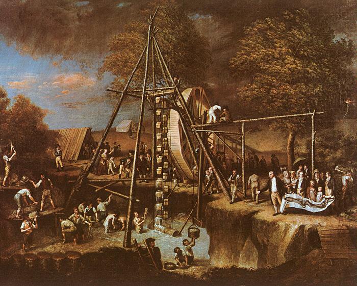 Disinterment of the Mastodon, Charles Wilson Peale